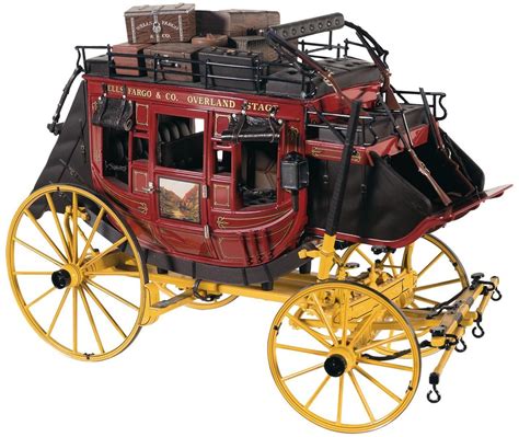 Franklin Mint 116 Scale Die Cast Wells Fargo And Company Overland