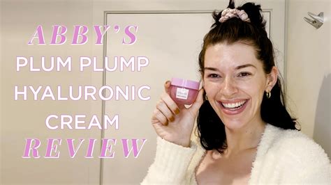 Abbys Plum Plump Hyaluronic Cream Review Glow Recipe Youtube