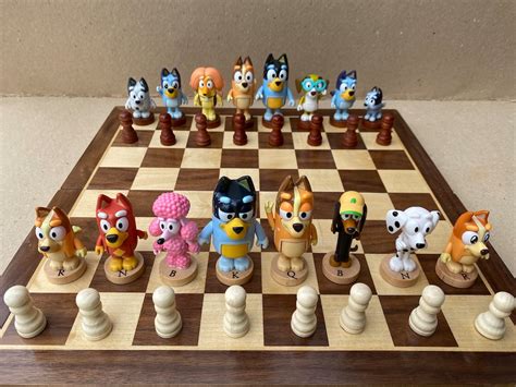 Bluey Chess Set New Etsy