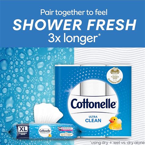 Buy Cottonelle Xl Flushable Wet Wipes Adult Wipes Large 4 Flip Top