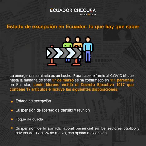 Estado De Excepción En Ecuador Lo Que Hay Que Saber Ecuador Chequea