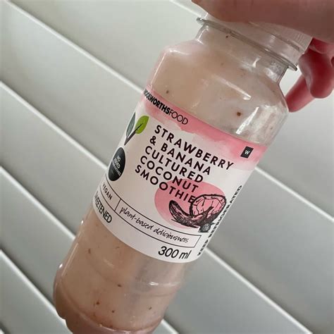 Woolworths Food Strawberry And Banana Cultured Coconut Smoothie Review