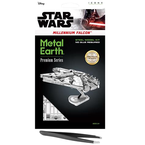 Metal Earth Fascinations Premium Series Star Wars Millennium Falcon D