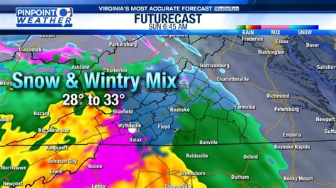 Pinpoint Weather Blustery Saturday Wintry Sunday