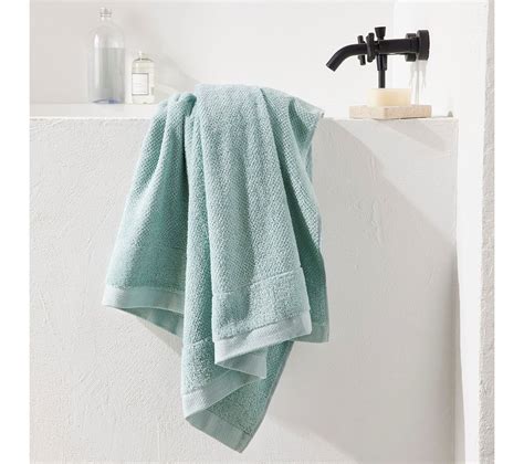 Maxi Drap De Bain Uni Bio Organic En Coton Vert X Cm