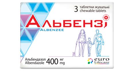 АЛЬБЕНЗІ ТАБЛЕТКИ - Eurolifecare
