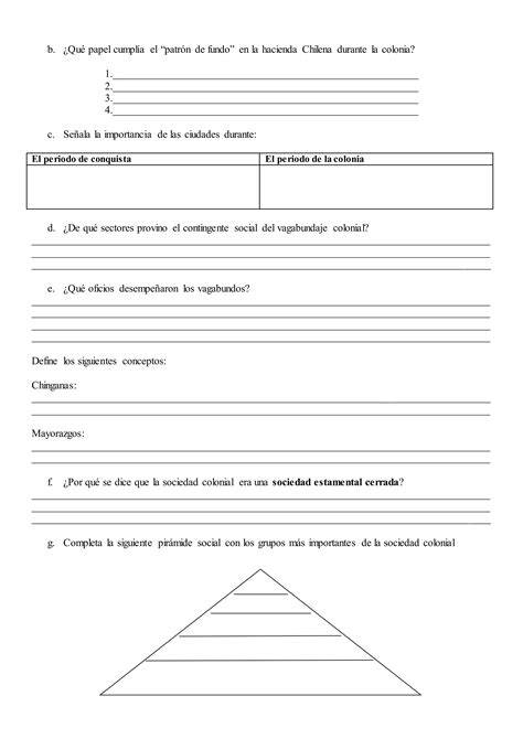 Guia La Sociedad Colonial Pdf