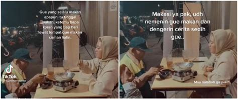 Wanita Ini Ajak Kakek Loper Koran Makan Bareng Momennya Mengharukan