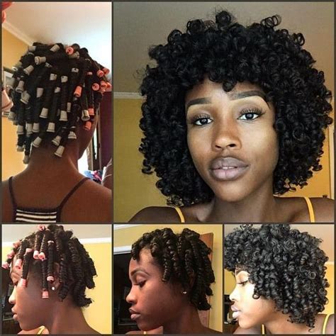 Perm Rod Set On Natural Hair Hairstyles Pictures Flexi Rod Curlers