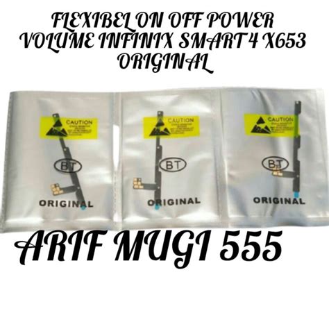 Jual Flexibel Tombol On Off Power Volume Infinix Smart 4 X653 Original