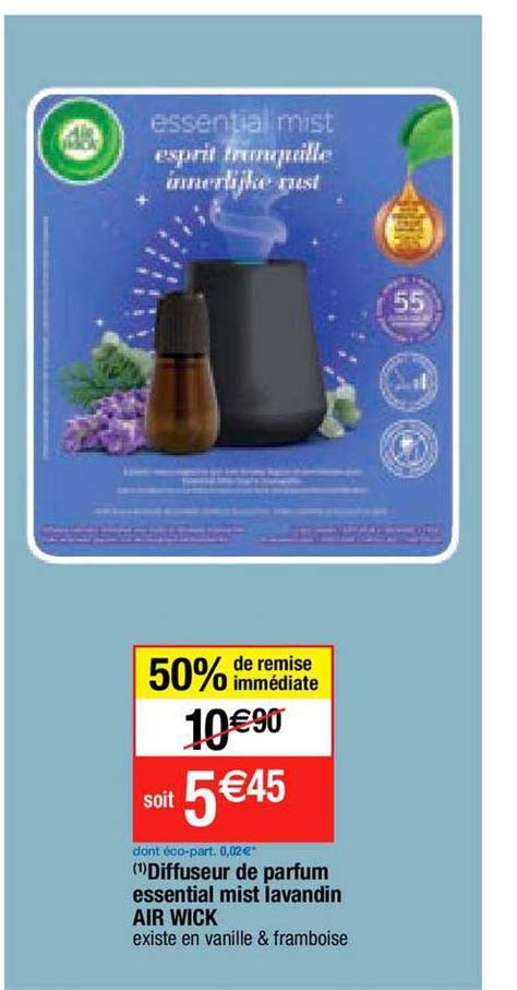 Promo Diffuseur De Parfum Essential Mist Lavandin Air Wick Chez Migros