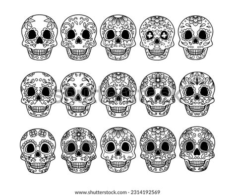 Sugar Skull Printable Pattern