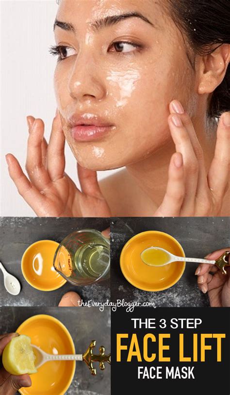 Diy Homemade Skin Tightening And Firming Mask Natural Facelift Mask