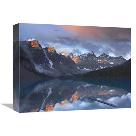 12 X 16 In Wenkchemna Peaks Reflected In Moraine Lake Valley Of Ten