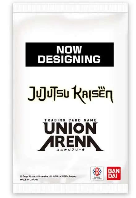 Union Arena TCG Jujutsu Kaisen Volume 1 Booster Box 16 Packs Bandai