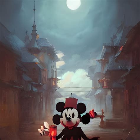 Anime Mickey Mouse Horror Fan Art 5 by MarkDeuce on DeviantArt