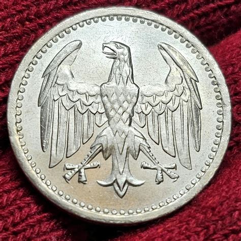 Weimarer Republik Deutsches Reich 3 Mark Silber Kursmünze 1924 A