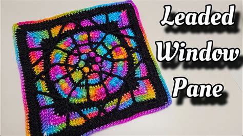 Gorgeous Crochet Stained Glass Granny Square Tutorial Youtube