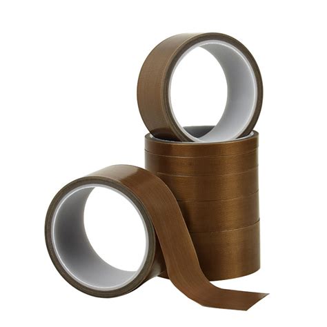 Heat Resistant Teflon PTFE Film Coated Fiberglass Adhesive Tape For Bonding