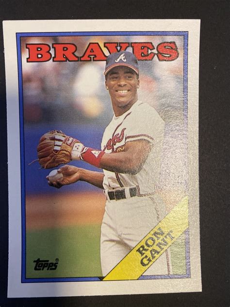 1988 Topps Traded Ron Gant Atlanta Braves 39T EBay