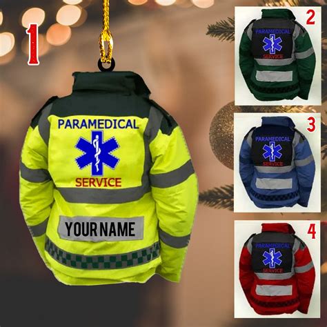 Personalized EMT EMS Paramedical Uniform Acrylic Ornament - Etsy