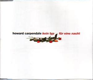 Howard Carpendale Kein Typ Für Eine Nacht 1996 CD Discogs