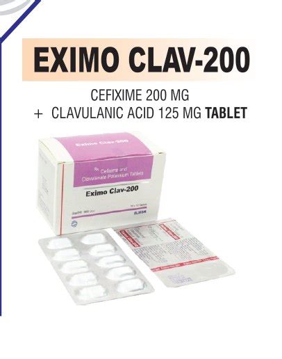 Cefixime Mg And Clavulanic Acid Mg Tablets Prescription