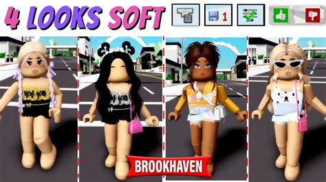 4 Novos CÓdigos De Look Soft Para Meninas Brookhaven Id De Roupas Youtube