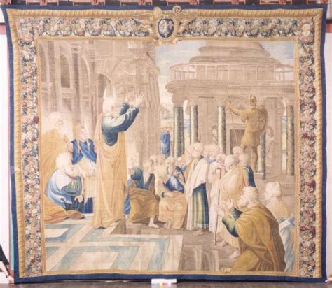 TAPISSERIE DE LICE Les Actes des Apôtres La prédication de saint Paul