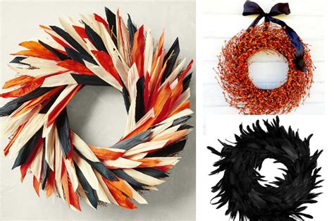 12 Super Stylishly Halloween Wreaths - The Unlikely Hostess