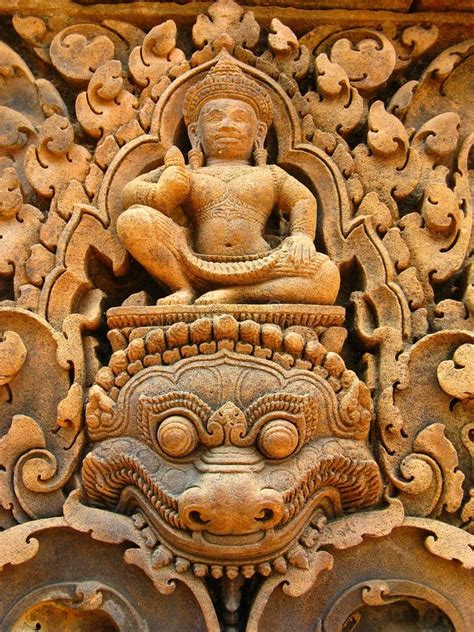 Stone Carvings - Angkor Wat Stock Image - Image of building, design: 15547459