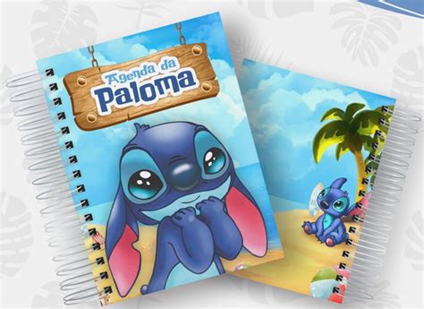 Agenda Stitch 2023 A5 Permanente Personalizada Elo7