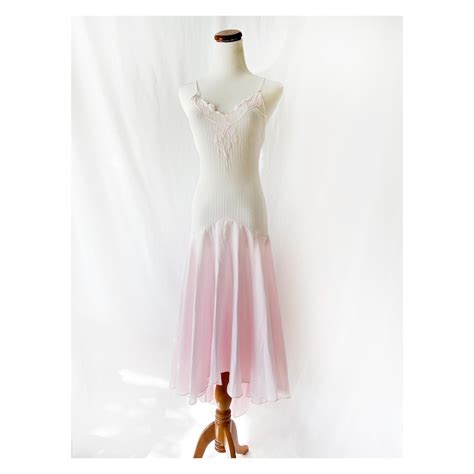 Natori Vintage Nightgown Lingerie Peignoir Pink Fairycore Medium Etsy