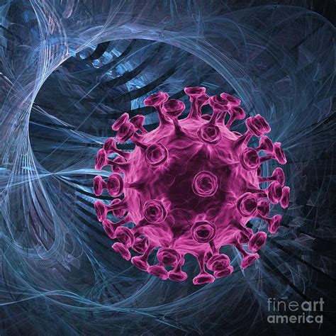 Virus Capsid Photograph by Laguna Design/science Photo Library - Pixels