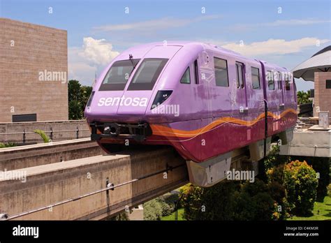 Sentosa Express Monorail Sentosa Singapore Stock Photo Alamy