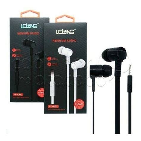 Fone Lelong Nenhum Ruido X Bass Original Le 0201 Shopee Brasil