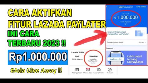 Apk Penghasil Saldo Dana Tercepat Cara Aktifkan Lazada Paylater