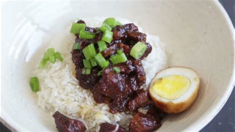 Instant Pot Lu Rou Fan Taiwanese Braised Pork Belly Rice Youtube