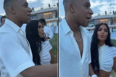 Vídeo viral de Kylian Mbappé y Kim Kardashian juntos en la fiesta