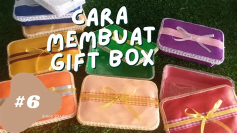 DIY Membuat Gift Box Dari Plastik Thinwall Dan Pita Satin Plastic Box