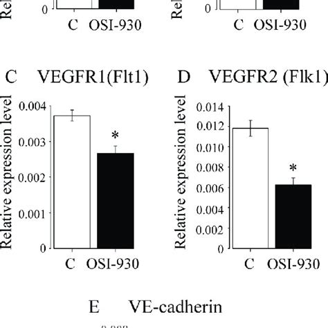 Quantitative Real Time Rt Pcr Analysis Of Vascular Markers Expression