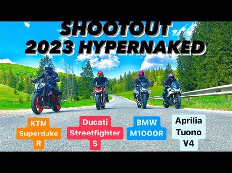 Hyper Naked Shoot Out Ducati Streetfighter S Vs Bmw M R Vs Aprilia Tuono V Vs Ktm