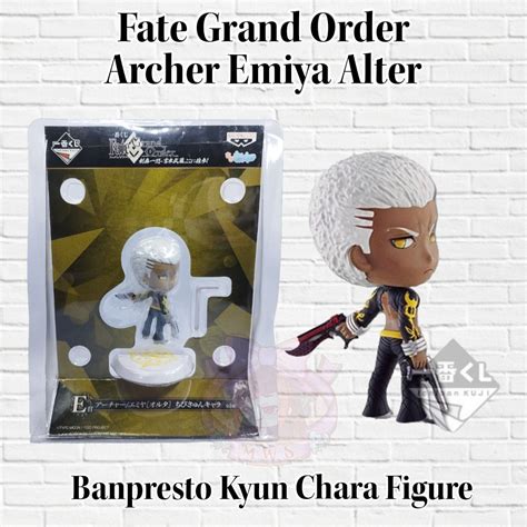 Fate Grand Order Archer Emiya Alter Kyun Chara Banpresto Figure Ichiban