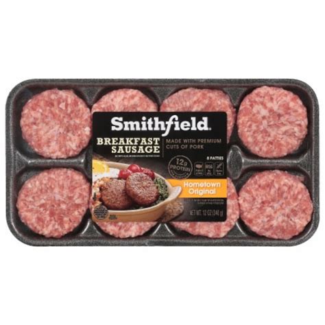 Smithfield® Hometown Original Premium Pork Breakfast Sausage Patties 8 Ct 12 Oz Kroger