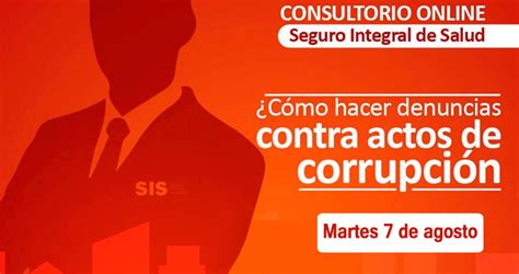 Sis Ofrece Consultorio Online ¿cómo Hacer Denuncias Contra Actos De