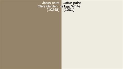 Jotun Paint Olive Garden Vs Egg White Side By Side Comparison