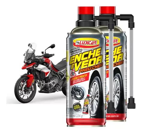 Kit Spray Reparador De Pneus Furados Moto Tapa Furos Mercadolivre