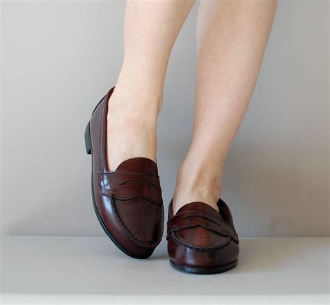 Penny Loafers Leather Loafers Classic Pennys Etsy Loafers