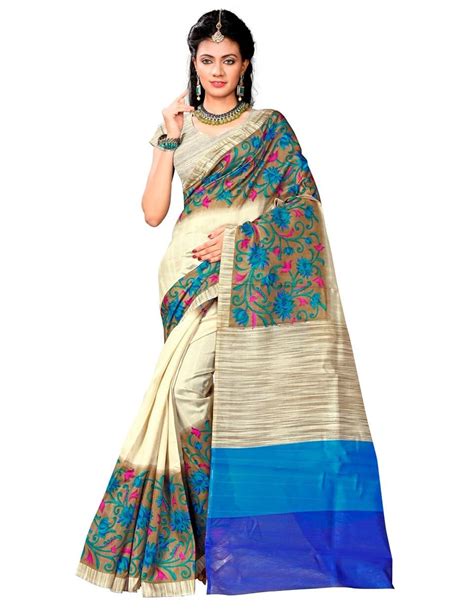 Buy Sarees Below Cotton Silk Saree With Blouse Piece Green Free