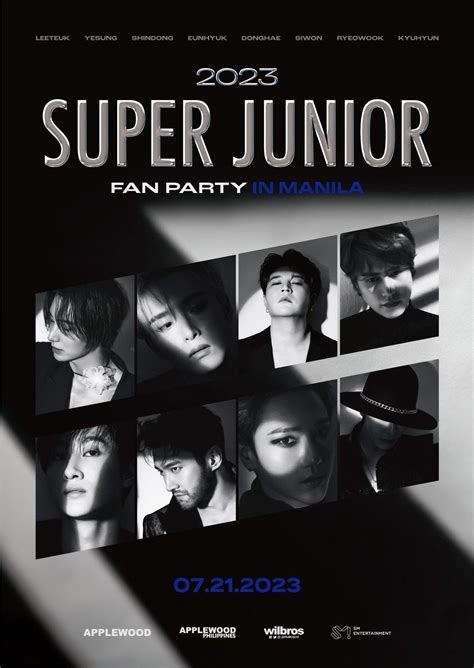 2023 Super Junior Fan Party in Manila on 21 July : r/superjunior